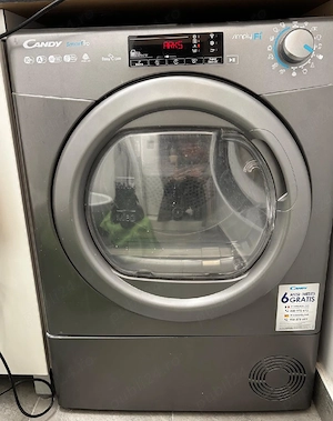 Uscător rufe Candy CSO H10A2TRER-S, 10 kg, Clasa A++, Pompa de căldură