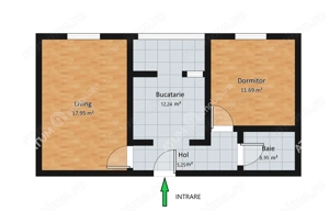 Apartament 2 camere decomandate cu boxa si pivnita zona Vasile Aaron - imagine 6