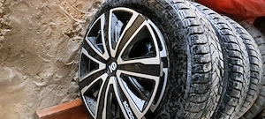 Jante tabla 5x112 R16 cu cauciucuri M+S Pirelli