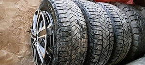 Jante tabla 5x112 R16 cu cauciucuri M+S Pirelli - imagine 2
