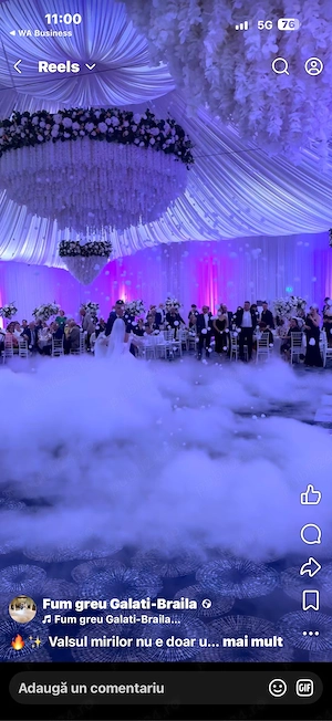 Fum Greu si artificii de scena