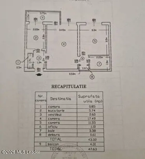 2 camere langa Parcul IOR | Etaj 1 | Potential de transformare - imagine 17