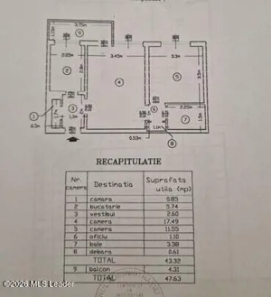 2 camere langa Parcul IOR | Etaj 1 | Potential de transformare - imagine 16
