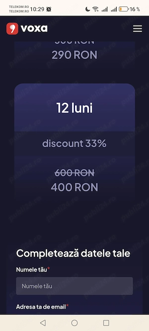 Abonament librarie digitala