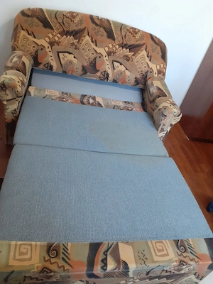Vand canapea extensibila cu lada de depozitare - imagine 3