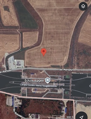 TEREN DE VÂNZARE   AGIGEA | MALUL CANALULUI 23.000 mp | 33   mp | Intravilan | Cadastru & Intabulare