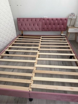 Cadru de pat 160 x 200 cu somiera inclusa