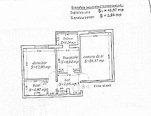 Tomis 3, de vanzare 2 camere, decomandat, parter, gaze, mobilat - imagine 8