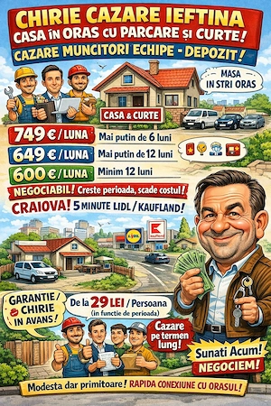 Cazare ieftina   spatiu comercial - imagine 5