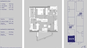 De vanzare apartament cu 2 camere, etaj 1, zona Torontalului X City Tower 3 - imagine 20