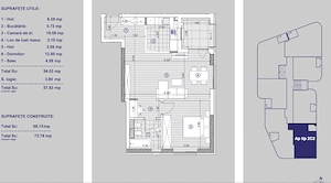 De vanzare apartament cu 2 camere, etaj 6, zona Torontalului X City Tower 4 - imagine 6