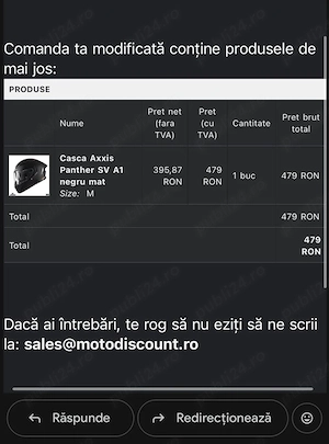 Casca moto Axxis Panther noua - imagine 3