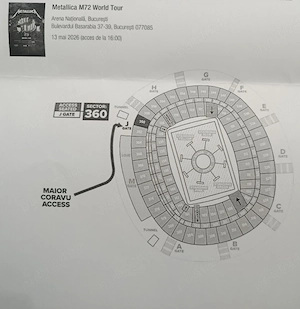 Bilet concert Metalica