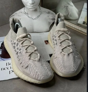 Pantofi Sport Adidas Yeezy 350 CMPCT Bone- 100% originali - imagine 2