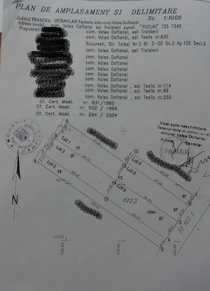 Teren 1237 mp Zona Poduri pe DJ 102I Trăisteni Prahova - imagine 8