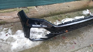 Bară față +ornament stg Bară față vw touareg 2019-2023 originale  - imagine 2