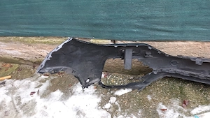 Bară față +ornament stg Bară față vw touareg 2019-2023 originale  - imagine 5