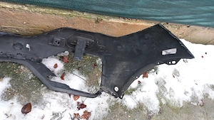 Bară față +ornament stg Bară față vw touareg 2019-2023 originale  - imagine 4