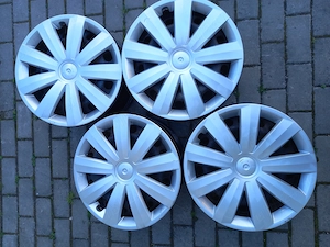 Jante tabla vw audi skoda seat 5x112 R16 cu capace  - imagine 2