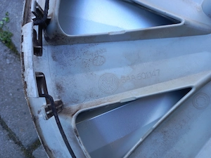 Jante tabla vw audi skoda seat 5x112 R16 cu capace  - imagine 7