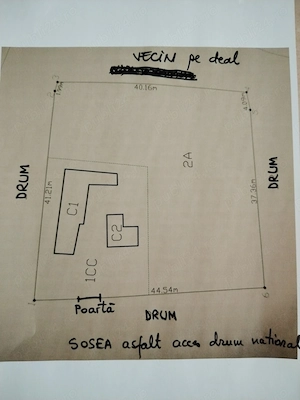 ULTRACENTRAL- OCAZIE UNICA- Teren parcelabil 1801 mp + casa vara in Ijdileni jud Galati - imagine 7