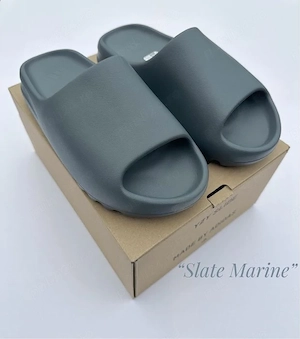 Papuci Sport Adidas Yeezy Slide Slate Marina - 100% originali