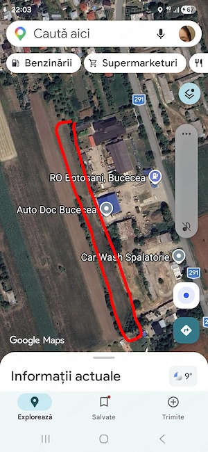 Teren arabil zona comerciala 