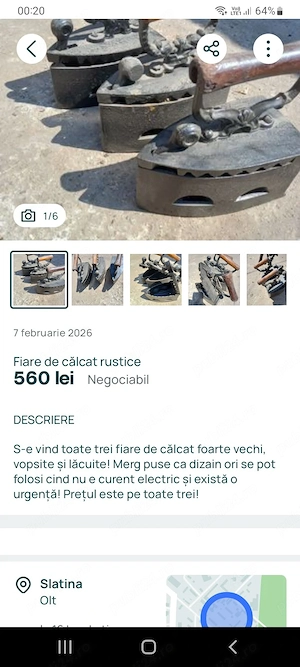 Fiare antice de călcat  - imagine 2