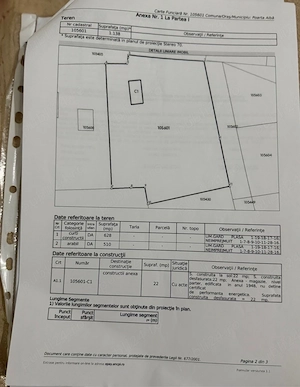 Vând teren intravilan de 1200 mp situat în zona Nazarcea, la doar câteva minute de Constanța.