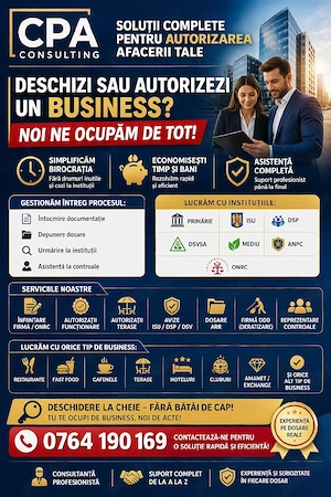 Consultanta avize, autorizatii , reprezentare controale