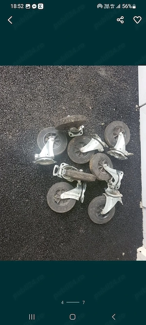 Roți cu ax rotativ