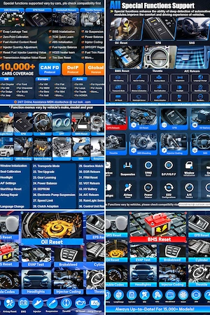 Aparat Diagnoza Auto Tester Scaner Multimarca*FULL*Obd 2*Cititor/Stergere Erori/Defecte Masina .. - imagine 9