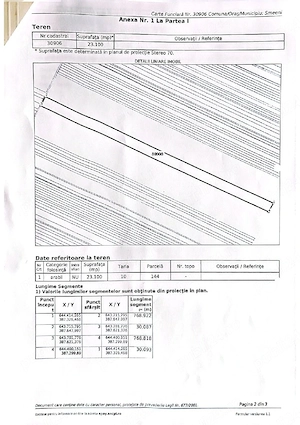 Teren agricol 2,31 ha, comasat, acces drum   Smeeni, Buzău - imagine 3