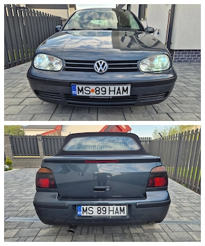 VW Golf 3.5, Cabrio, 1.6, Benzina, 101 CP, Automat, 1999, Euro 2 - imagine 4