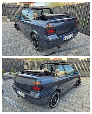 VW Golf 3.5, Cabrio, 1.6, Benzina, 101 CP, Automat, 1999, Euro 2 - imagine 3