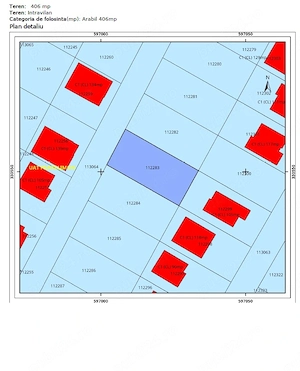 Doua loturi teren intravilan 406 si 402 mp, deschidere 14 mp fiecare, Pantelimon, str Colibri - imagine 3