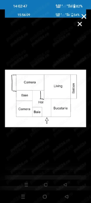 Proprietar vând apartament decomandat  - imagine 2