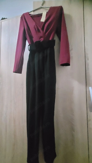 salopta  eleganta cu curea neagra in talie