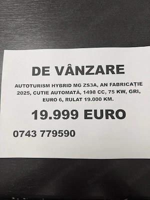 vand MG zs3a - imagine 3