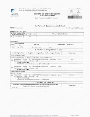 Casă de vânzare oraș tășnad jud. satu mare