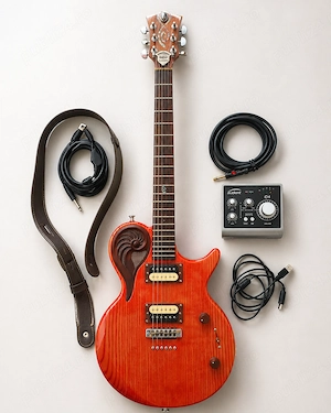 Chitara electrica Universum Guitars "Elena Omega Ash" + accesorii