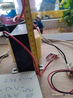 transformator EI min300W-mai bun pentru audio decat toroidal-ul...iesire 18V-0-18V de putere mare + - imagine 4