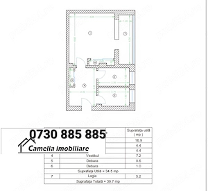 Garsoniera, renovata, 40mp, pt investitie sau locuit, 5 minute metrou Gorjului, semistradala - imagine 15