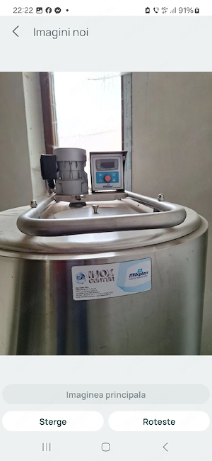 Tanc răcire lapte 100l 