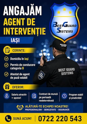 Angajăm agent de interventie cu permis - imagine 2
