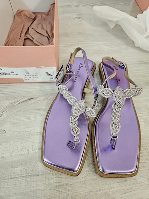 Sandale Alma En Pane,Marime 40,Piele