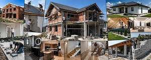 Echipă construcții   case la roșu cheie, renovări, acoperișuri, finisaje