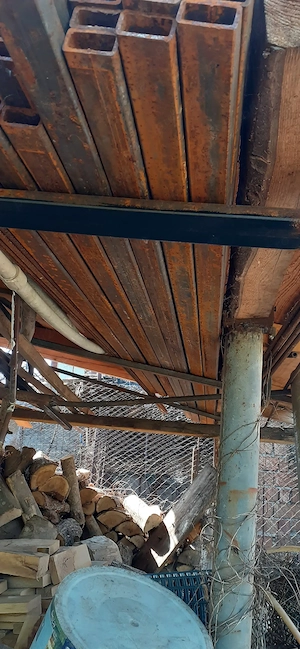 țeavă dreptunghiulara 40x20x2 = 8lei ml