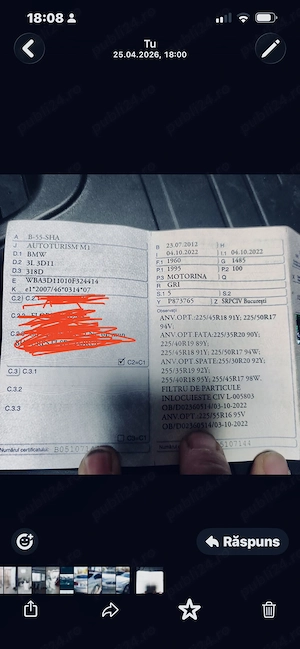 Vând masina personala bmw  f 30 - imagine 8