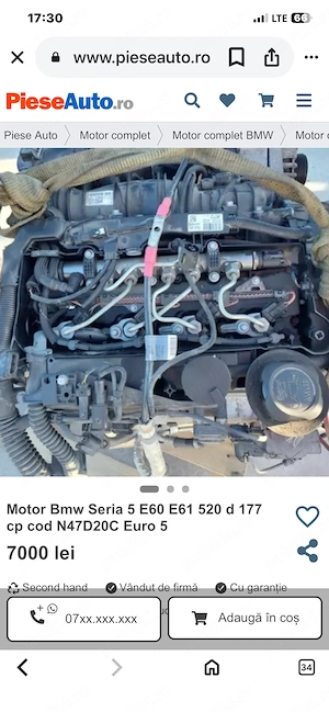 BMW 120 diesel 2008  - imagine 3